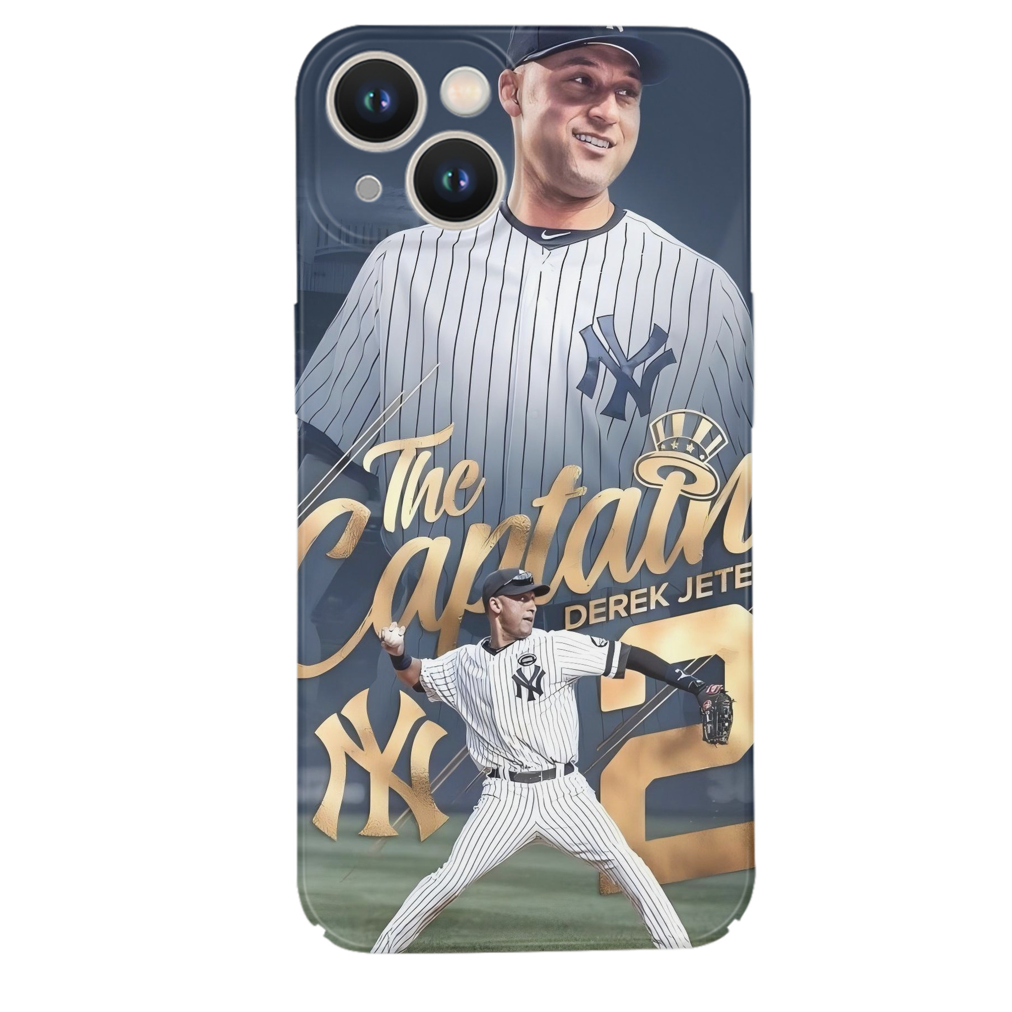 Derek Jeter 29 IPhone 14 Series Full-Cover Hard Case – Shockproof With Raised Camera Protection – Precise Cutouts, Wireless Charging Compatible – Durable, Anti-Yellowing, Easy To Clean